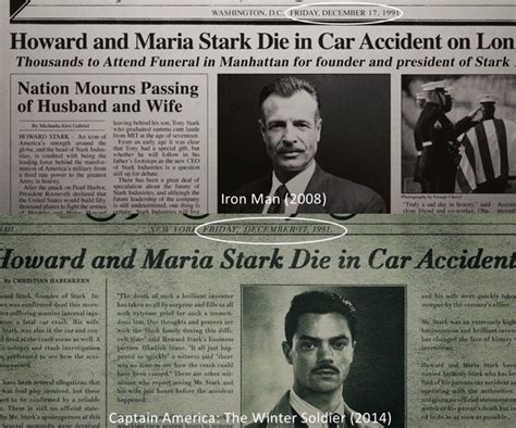 tony stark father|when does howard stark die.